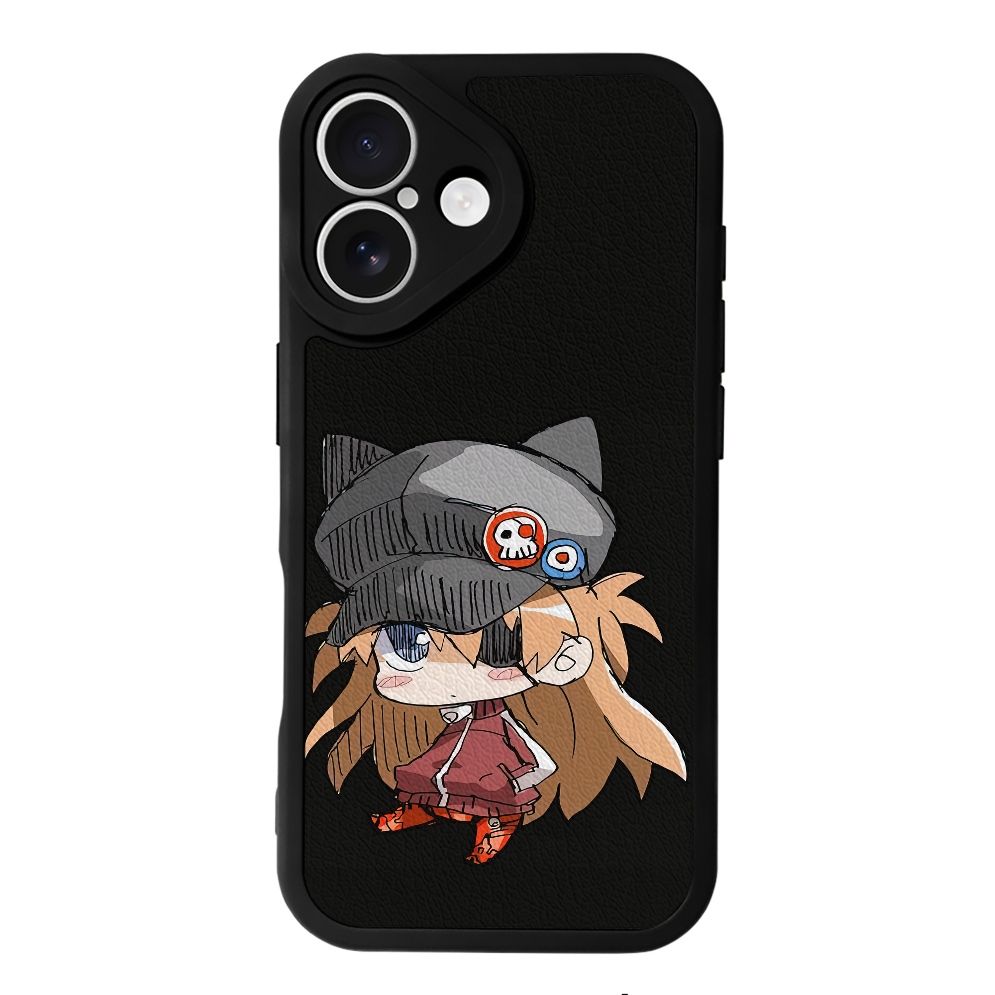 （画像用） EVA 新世紀エヴァンゲリオン 【iPhone 16シリーズ対応】シリコンスマホケース（レザー調） 材質：シリコン